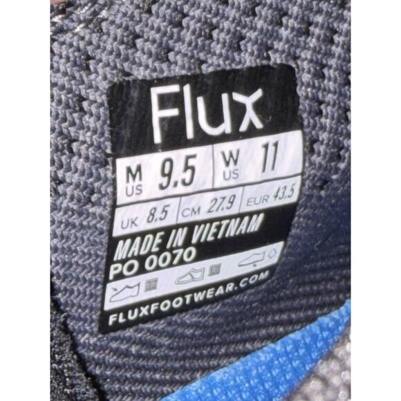 Flux Adapt Waterproof Runner Sneakers Mens 9.5 Women’s 11 Athletic Knit Shoes